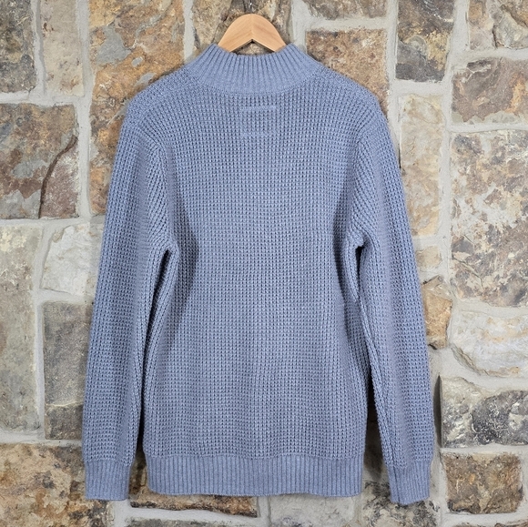 Long Wharf Wellfleet SeaWell Wool Blend Knit Quarter Zip Sweater - Picture 4 of 8